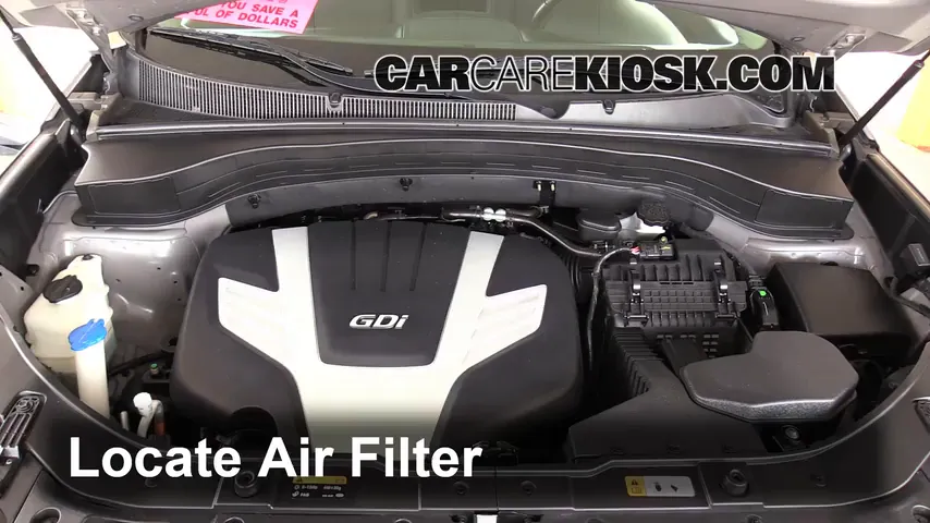 2014 Kia Sorento EX 3.3L V6 Air Filter (Engine)